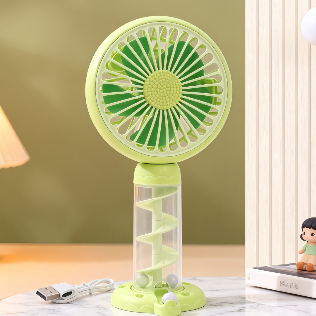 Ladies portable USB table fan Bowlift
