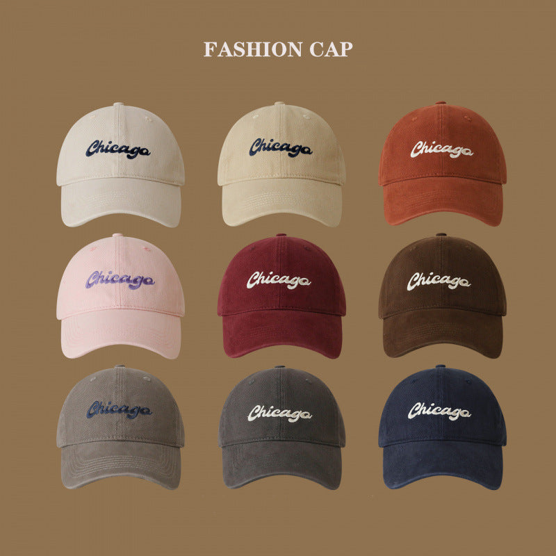 Women's Cotton Embroidered Logo Baseball Cap Bowlift