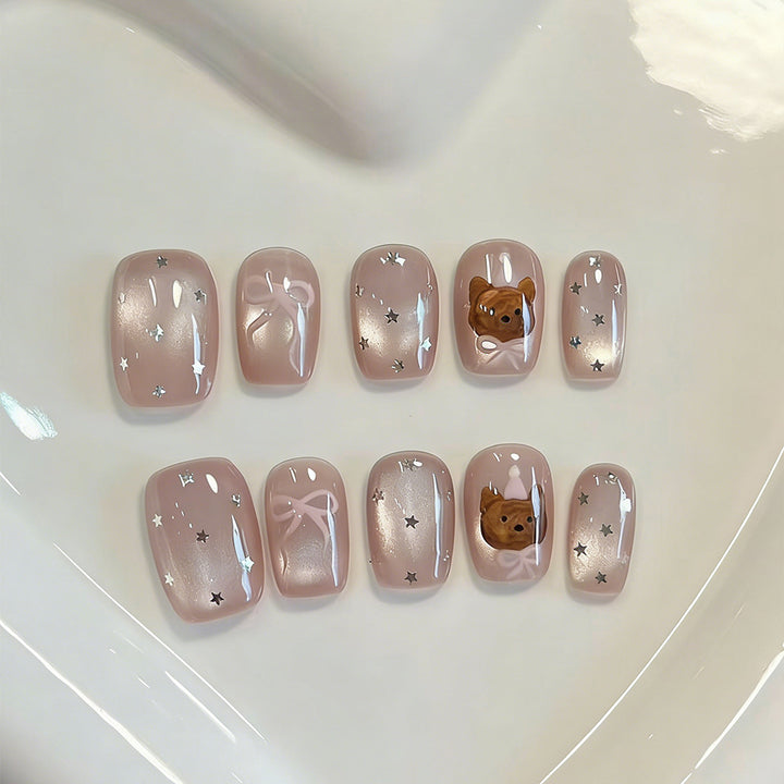 Exquisite Nail Art with Cute Dog Movie Motifs Bowlift