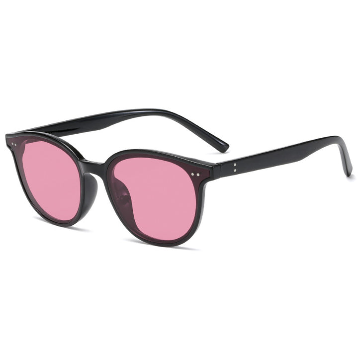 Women's round sunglasses with stylish design and UV protection Bowlift