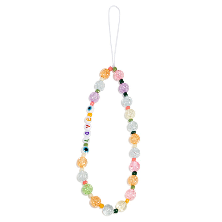 Beaded Smile Face Eyewear Chain Bowlift