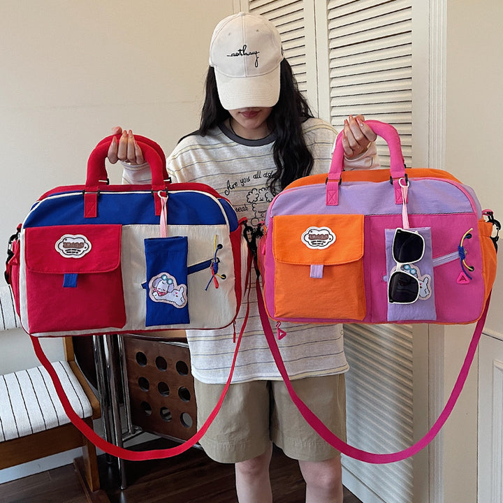 Multi-Compartment Travel Duffle Bag