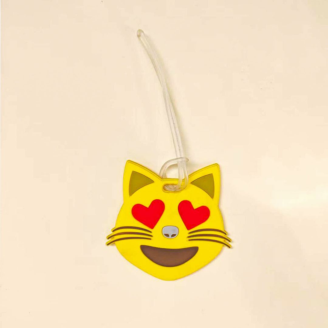 Unisex Emoji-Inspired Luggage Tag Bowlift
