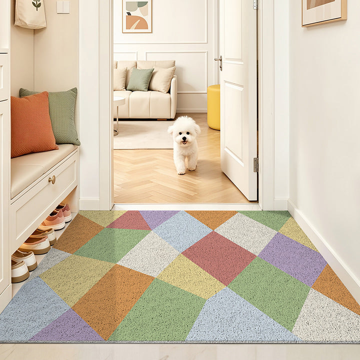 Geometric Patterned Indoor Area Mat Bowlift