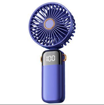 Cooling portable handheld misting fan with digital battery display and adjustable speeds Bowlift