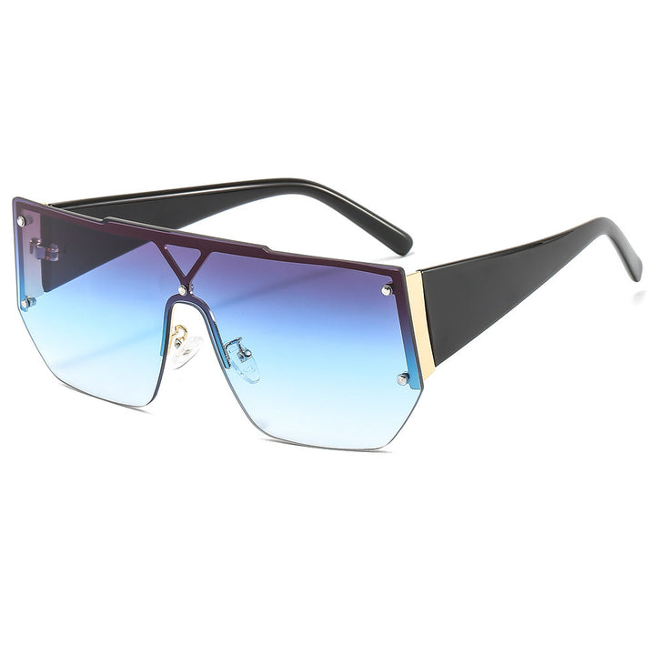 Women's fashionable oversized sunglasses with a unique geometric frame Bowlift