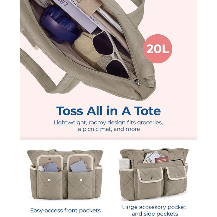 Elegant and Practical Shoulder Bag with Insulated Compartments Bowlift