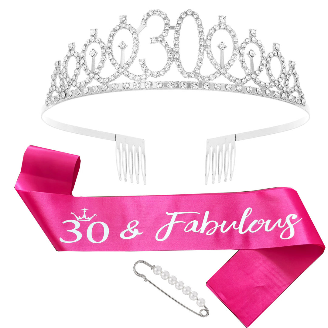 Ladies Glittering Crown with Swarovski Stones Bowlift