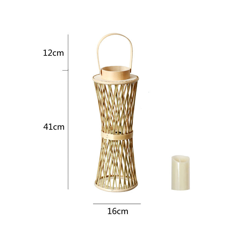 Elegant Lantern made of Rattan Bowlift