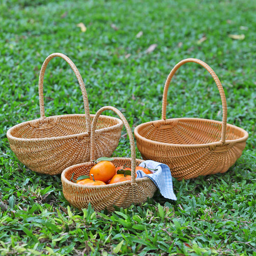 Woven Storage Basket Bowlift