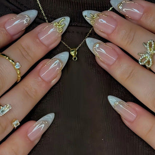 Elegant Gel Nail Art Extensions Bowlift