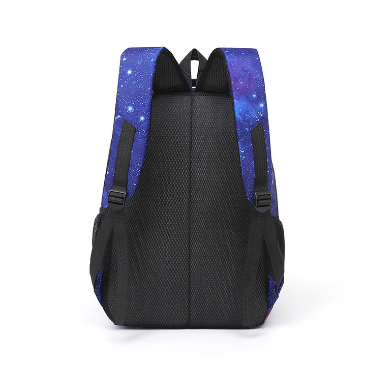 Galaxy pattern school backpack set Bowlift