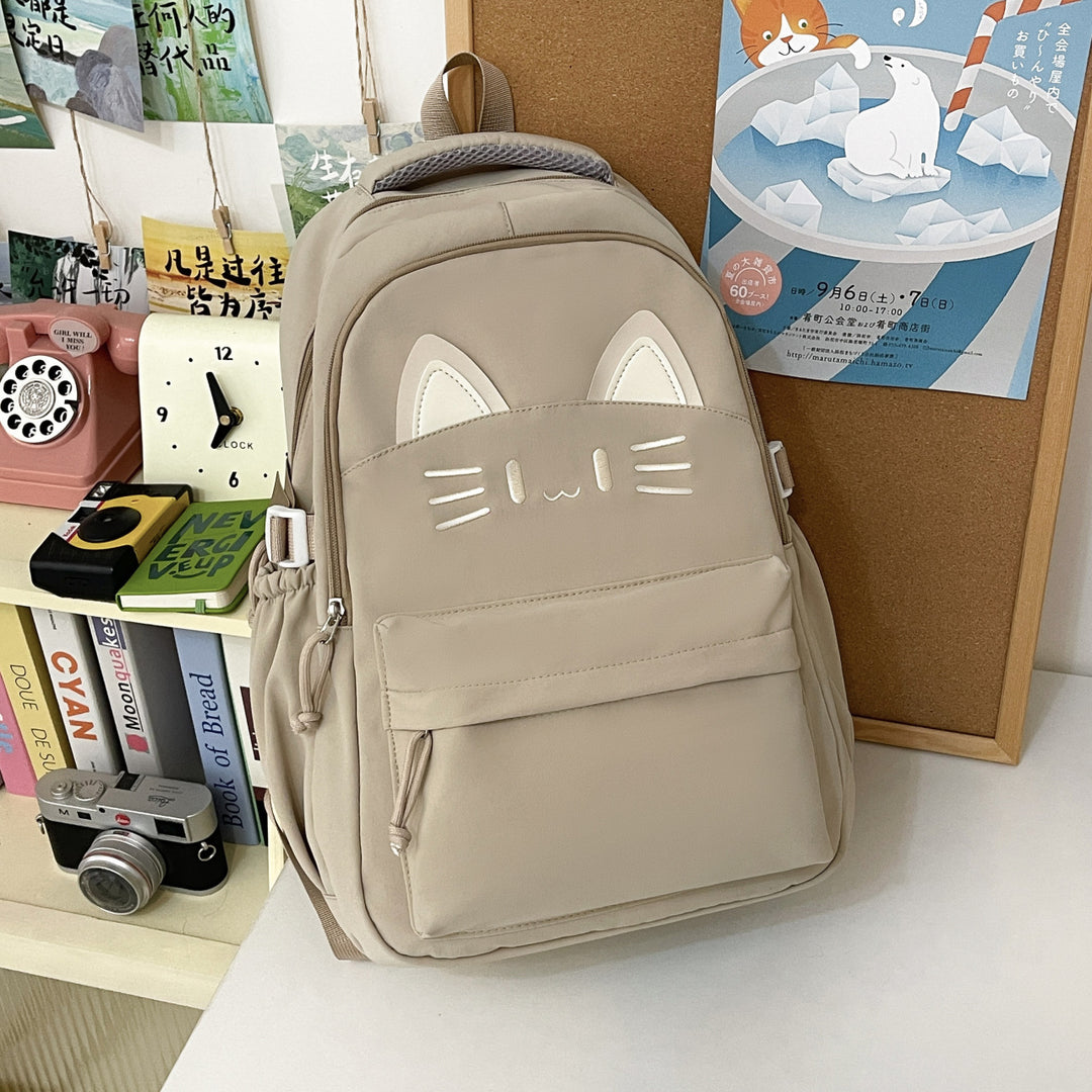 Whimsical Cat-Themed Backpack