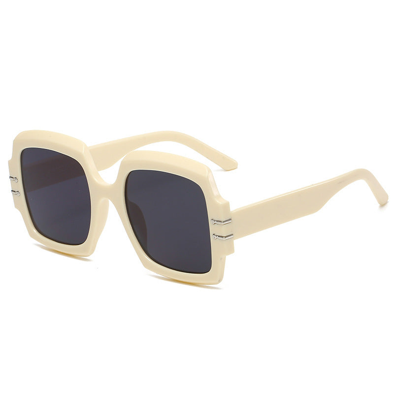 Women's Fashion Oversized Sunglasses with Animal Print Bowlift