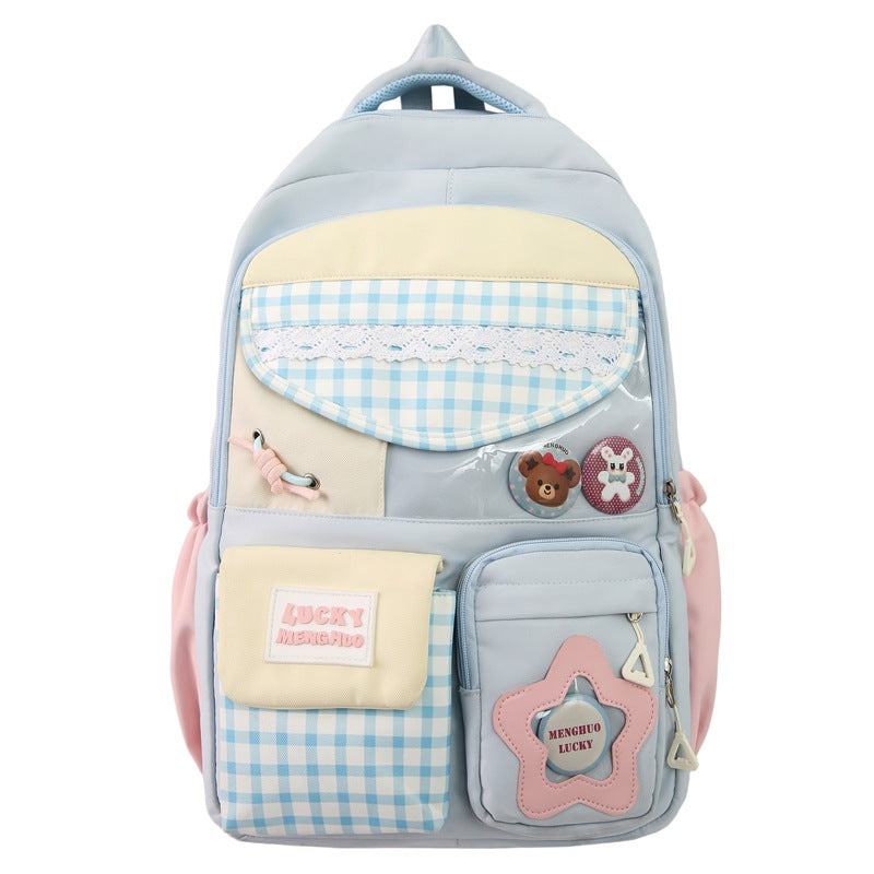 Cute Character-Design School Backpack Bowlift