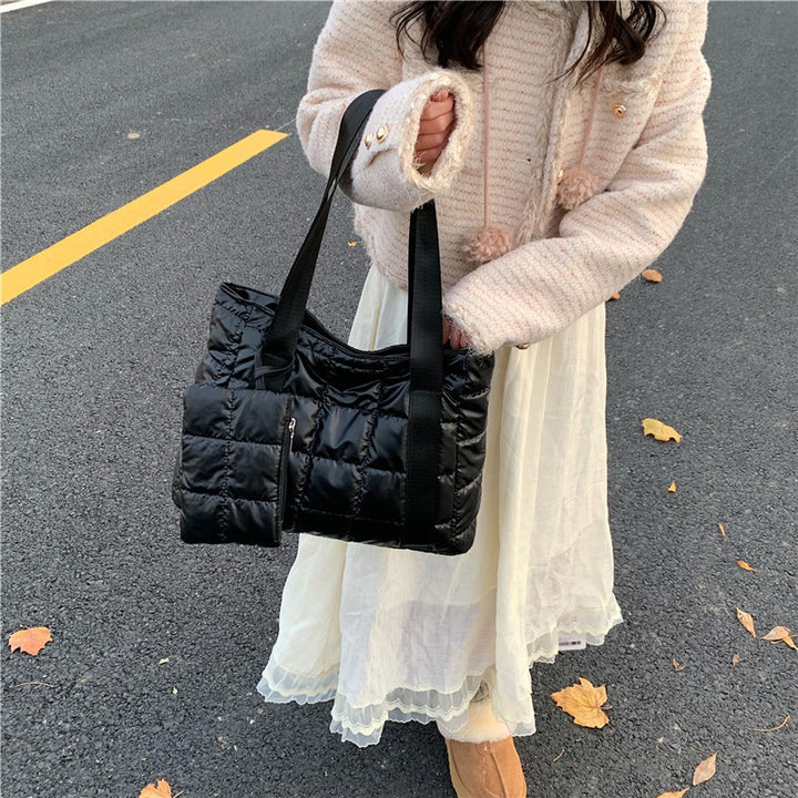 Versatile Quilted Tote Bag Bowlift