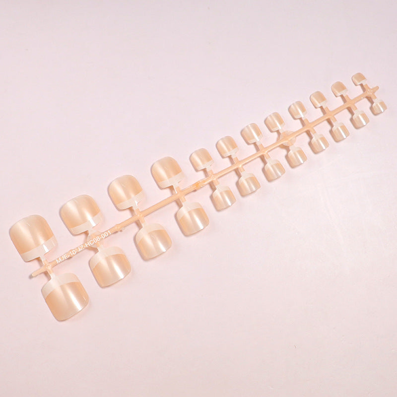 Premium Glossy Press-On Toe Nails Bowlift