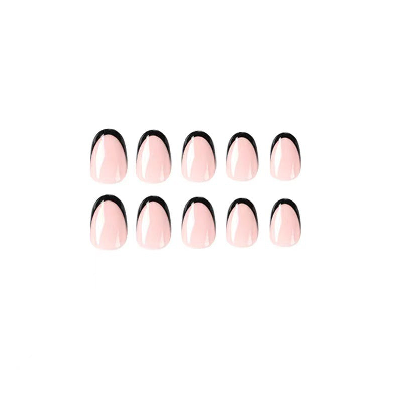 Acrylic nail set with elegant French tips and exciting ombre design Bowlift
