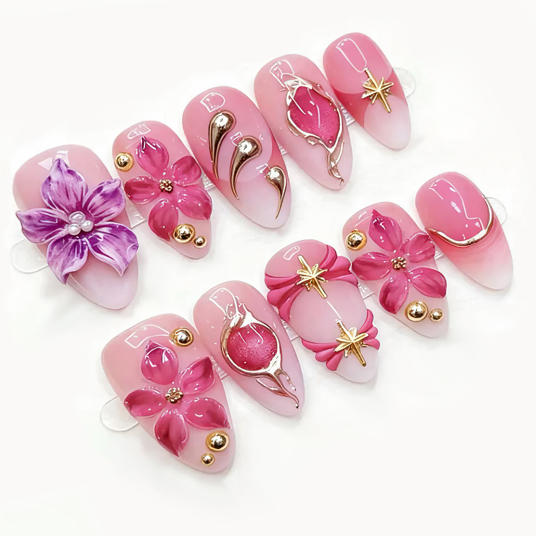 Artistic 3D Nail Tips with Maritime Design Bowlift