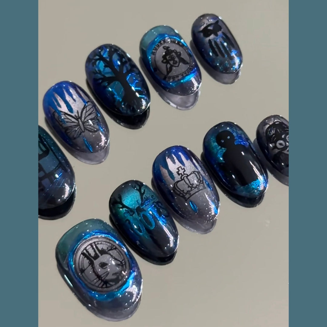 Artistic Ombre Glitter Nail Art Set Bowlift