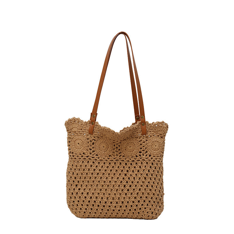 Hand-knotted macramé tote bag Bowlift