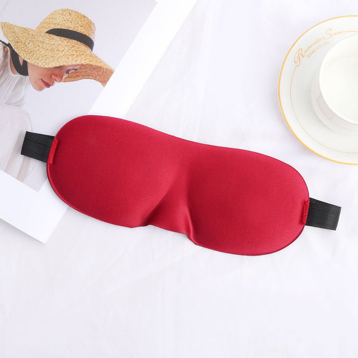 Unisex nan three-dimensional contour eye mask with memory foam, soft nose bridge and adjustable comfort band Bowlift