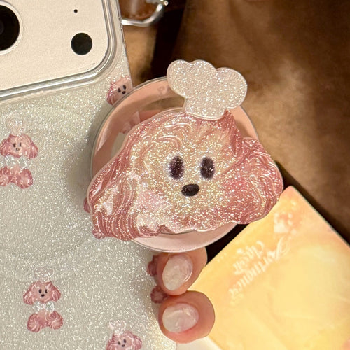 Kawaii Dog Smartphone Finger Holder Stand Bowlift