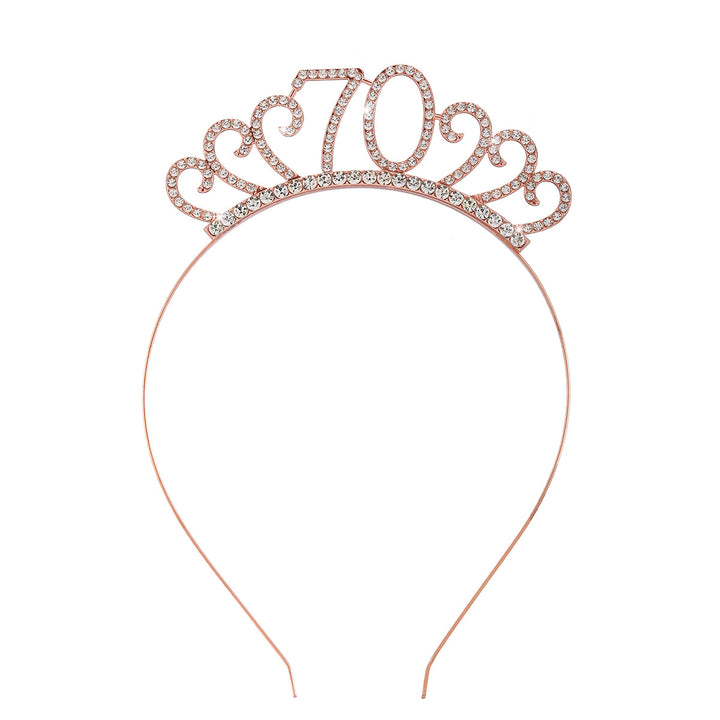 Ladies Crystal Tiara with Custom Designed Number Motif Bowlift