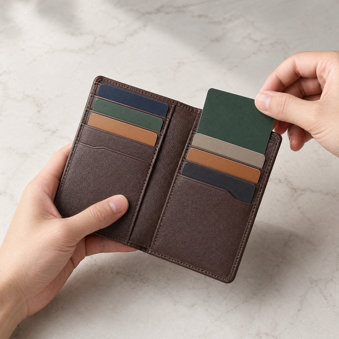 Premium Leather Wallet Case Bowlift