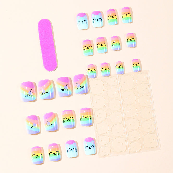 Creative Cat-Themed Nail Art Kit Bowlift