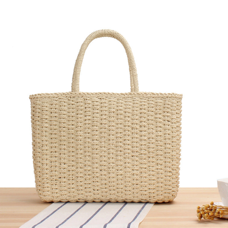 Basket bag with handcrafted weave Bowlift
