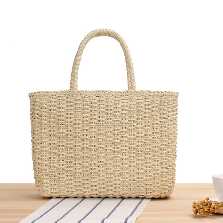 Basket bag with handcrafted weave Bowlift