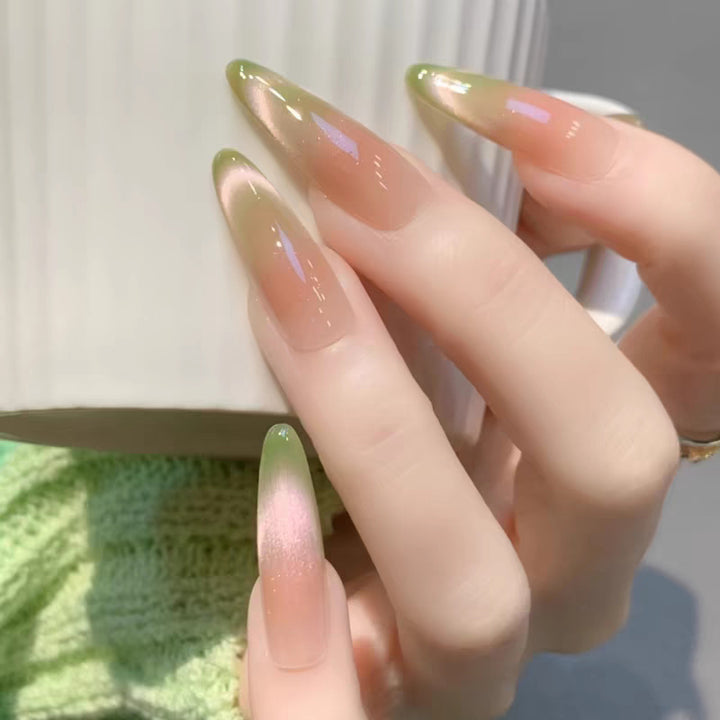 Glittery 3D Press-On Nail Set Bowlift