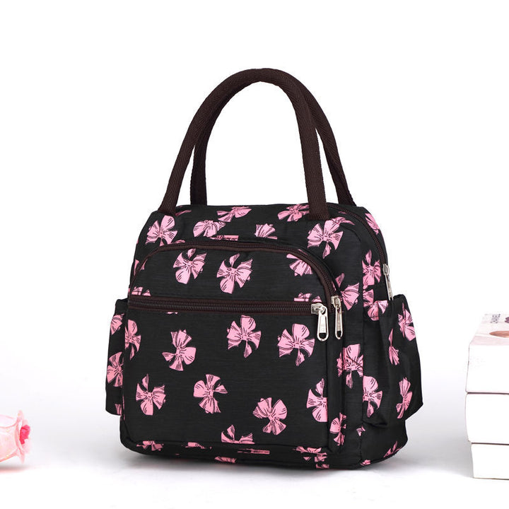 Cat Pattern Insulated Lunch Tote Bowlift