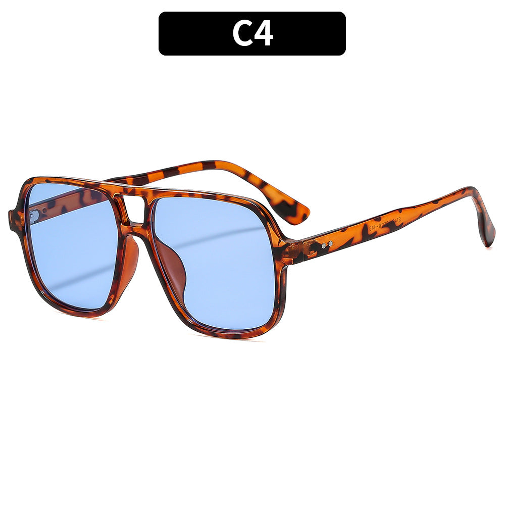 Square Frame Oversized Sunglasses