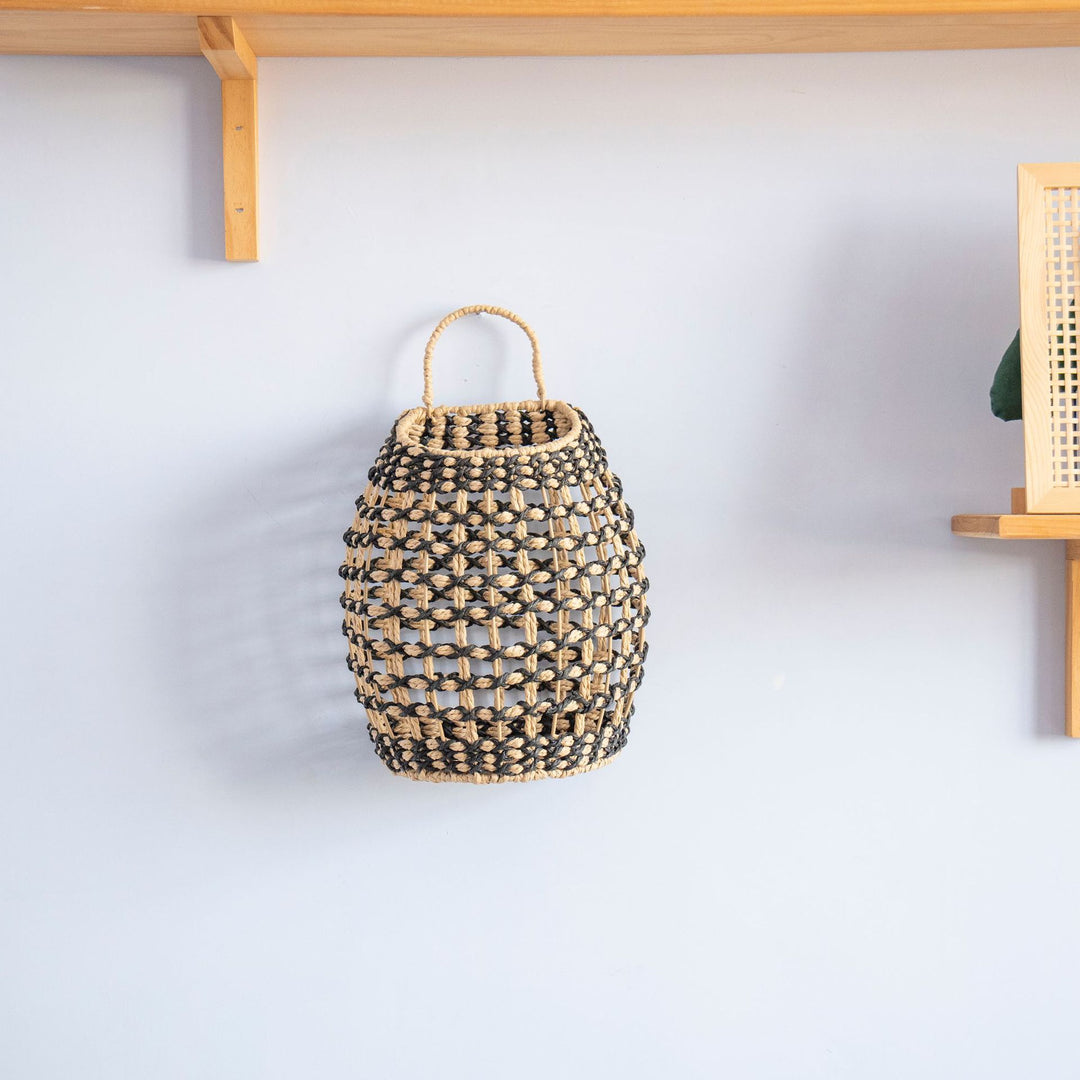 Handwoven Decorative Wall Basket Bowlift