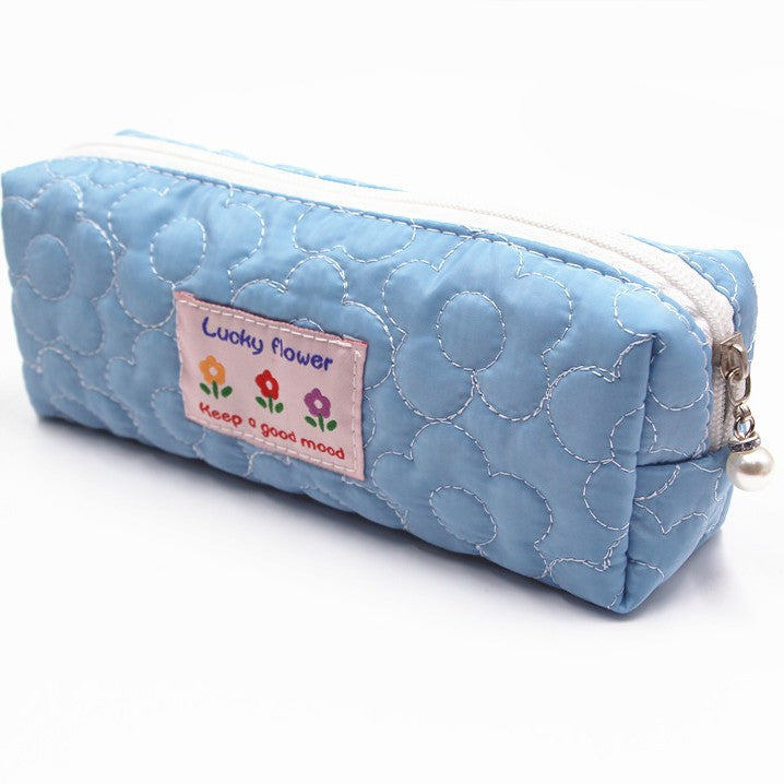 Quilted Cosmetic Pencil Case Bowlift