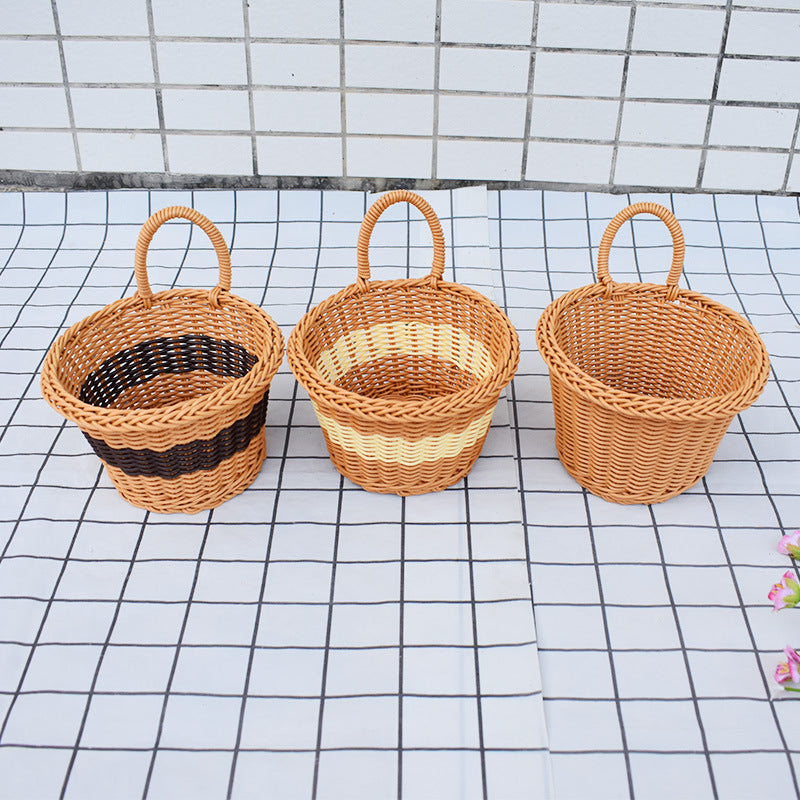 Handwoven Decorative Storage Basket Bowlift