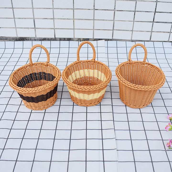 Handwoven Decorative Storage Basket Bowlift