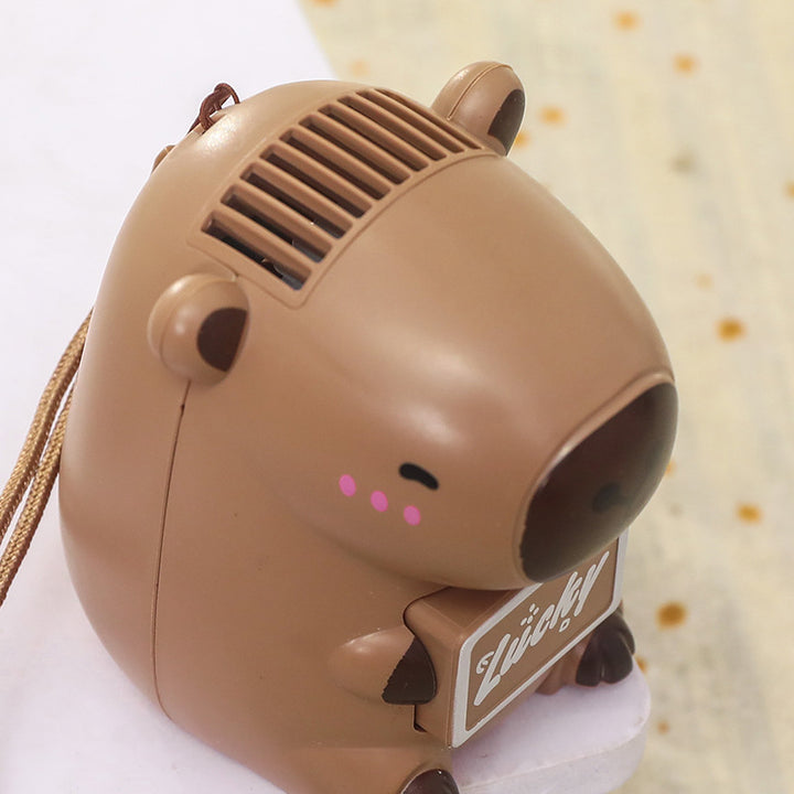 Ladies handheld fan in cute animal design Bowlift