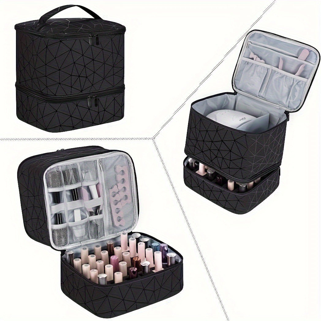 Cosmetic storage bag with two compartments Bowlift