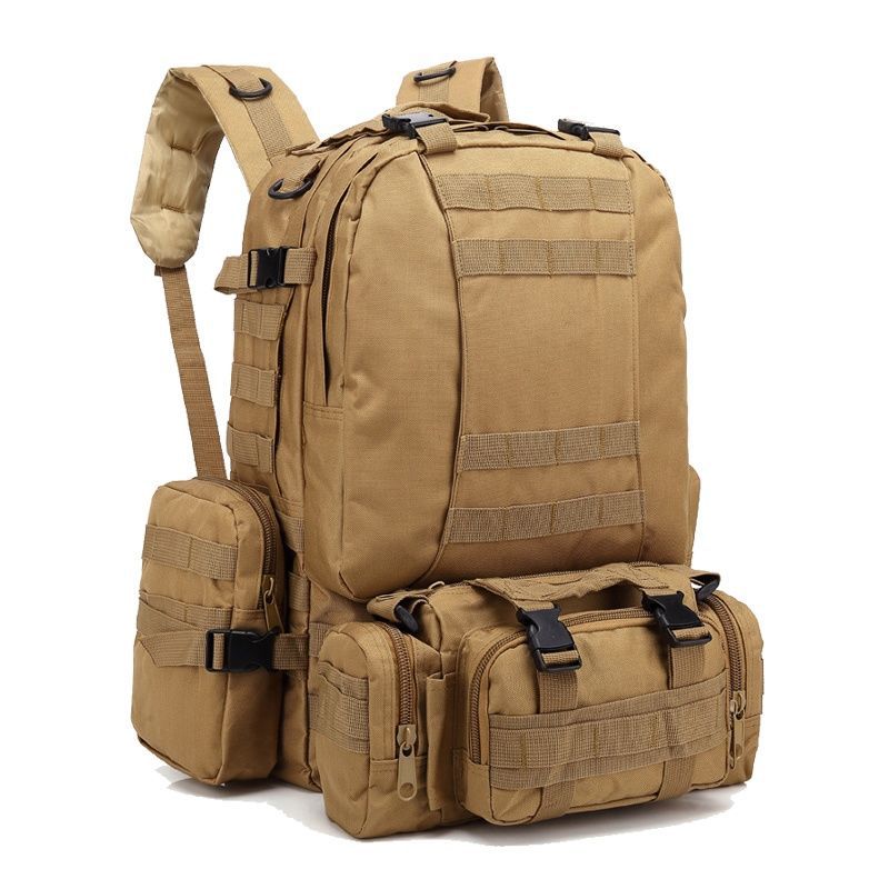 Tactical Backpack With Versatile Storage Space And Modular Pockets Bowlift