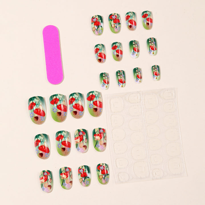 Floral Garden 3D Nail Art Extensions Bowlift