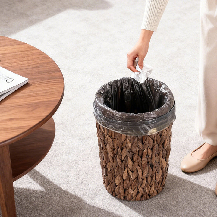 Handwoven Natural Decorative Basket Bowlift