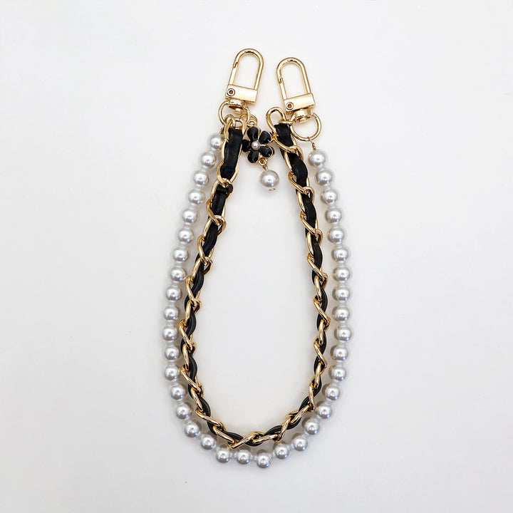 Stylish Pearl-Embellished Eyewear Chain Bowlift