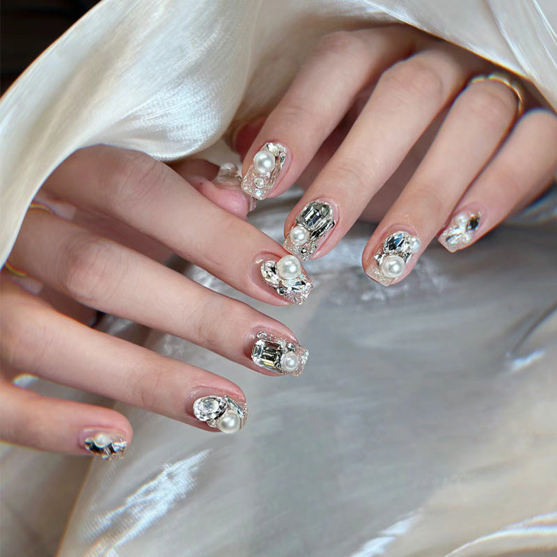 Elegant Sculpted Press-On Nails Bowlift