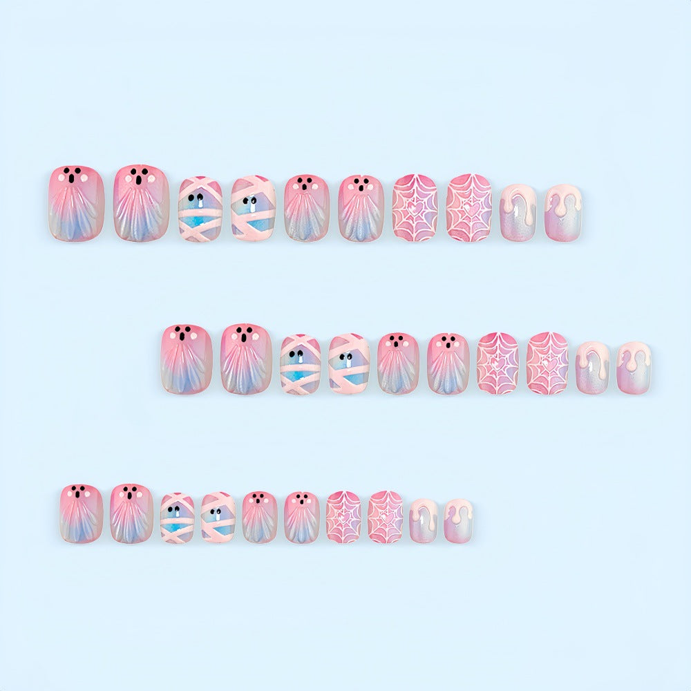 Creative art nails with playful underwater motif Bowlift