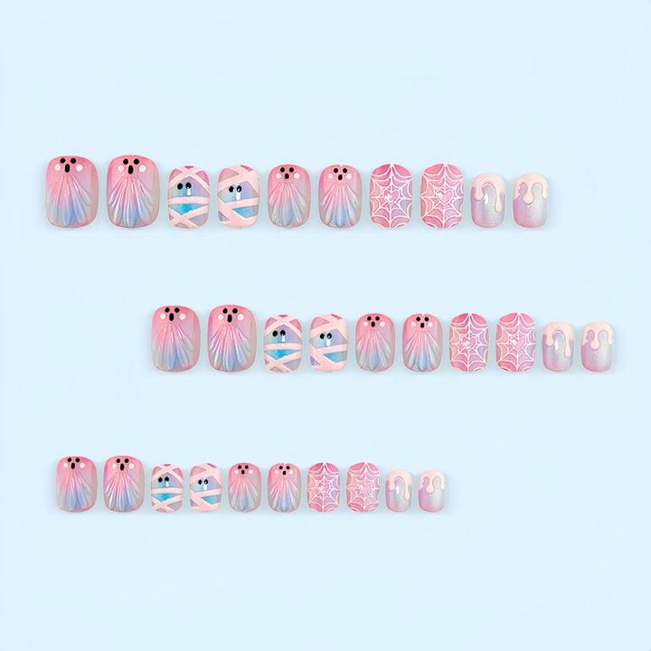 Creative art nails with playful underwater motif Bowlift
