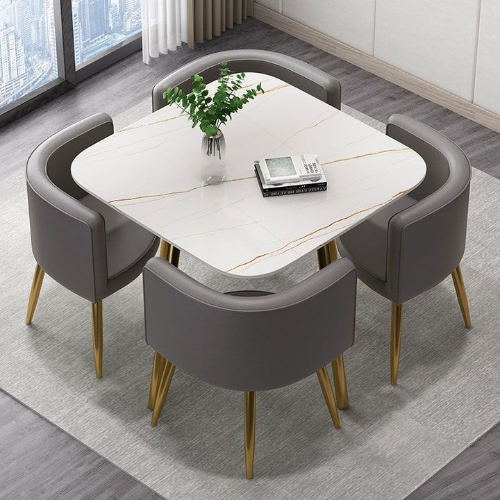 Modern Dining Table Set Bowlift