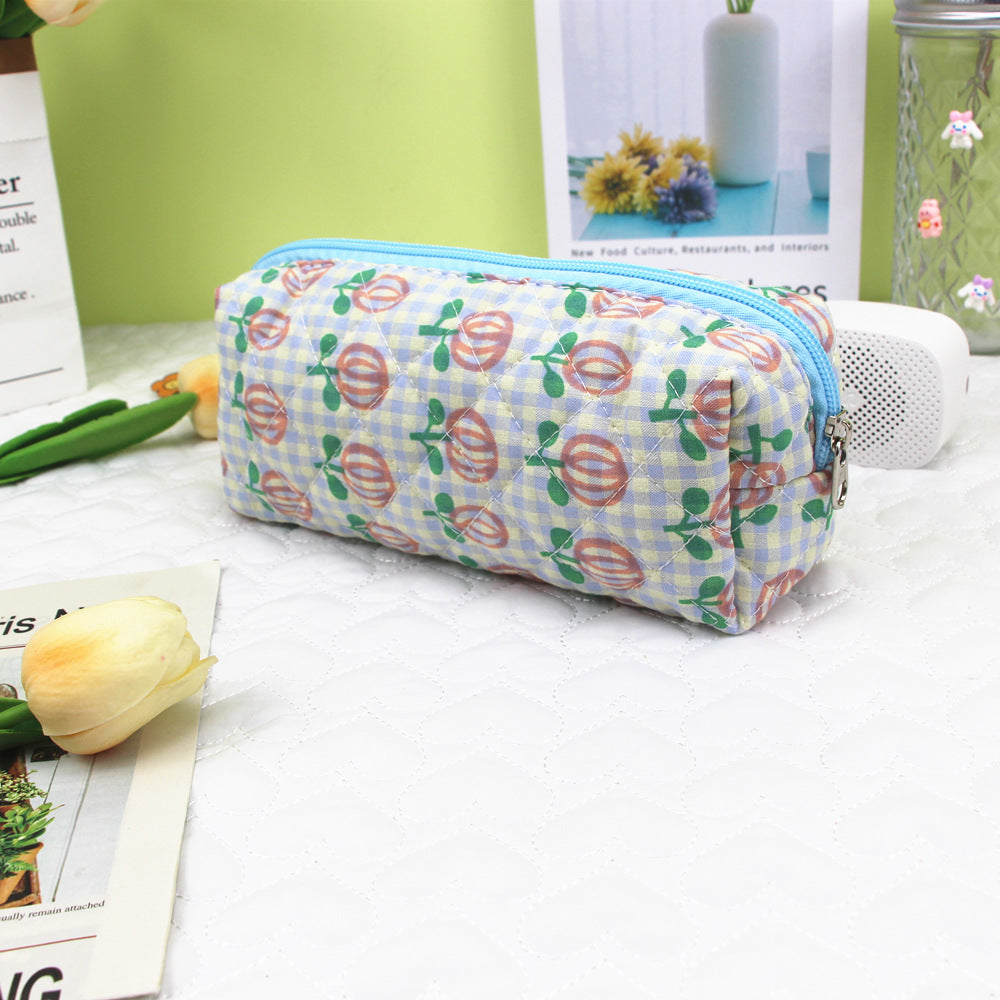 Quilted Zip Pencil Case Bowlift